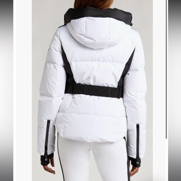 Goldbergh Lou Down Ski Jacket NWT white and black US 8 Waterproof - Picture 2 of 9